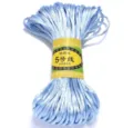 Light blue 5 size Chinese knot cord 2.5mm weaving thread DIY handmade bracelet string - Light Blue