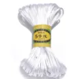 White 5# Korean cord 2.5mm DIY handmade Chinese knot braided string weaving rope - White