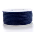 Dark blue Milan cord 1.5-3mm DIY handmade woven necklace rope for crafting supplies - 1.5mm 23m / Dark Blue