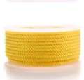 Yellow Milan Cord DIY Craft Woven Necklace Rope Phone Lanyard Material Variant Option - 1.5mm 23m / Yellow