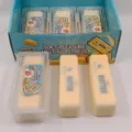 Boterstaaf squishy speelgoed met knapperige textuur voor stressverlichting blauwe box - Krokante Boterstaaf / Geel