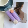 Purple hair roller pins for root volumizing and hairstyling clips 2-piece set - 2 Pcs/Set / Purple
