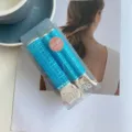 Blue hair volumizing roller pins set of two for Korean style fluffy hair roots - 2 Pcs/Set / Blue
