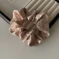 Elegante coletero de satén champán con brillantes diamantes de imitación - Coletero / Rosa