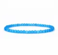 4mm Blaues Katzenauge Perlen Armband Yoga Meditation Schmuck Detailansicht fur Damen und Herren - Hellblau