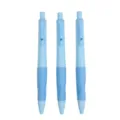 Blaues Set von mechanischen Druckbleistiften für Schüler, Schreibwaren mit Herz-Clip. - Blau