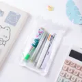 Cute cartoon multi-color pen stationery set detail view, perfect for students back to school gift. - Dinosaur Set 6-Piece / White