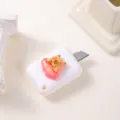 Mini cúter de capibara, variante nube rosa bonita, cuchillo portátil para paquetes. - Nube