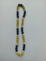 Detailed close-up view of 10mm Shamballa disco ball beads in black, gold and silver colors - 116 / Approx. 44 Beads, Approx. 51cm (20 Inches)