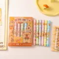 Cute capybara highlighter set 6pcs cartoon aesthetic marker pens for student hand ledger school supplies - Capybara (6-Pack) / Multicolor