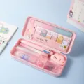 Roze verloop schrijfwaren set cadeau doos met schattige kattenpootjes ontwerpen voor studenten - Gradiënt Roze