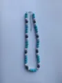 10mm Shamballa Rhinestone Clay Bead Necklace with Adjustable Extension Chain Lobster Clasp - Multicolor Rhinestone Shamballa Beads Style (23) / Necklace approx 16 inches (approx 40cm) / Colorful