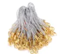 DIY jewelry accessories gold lobster clasp silver cord phone charm lanyard bulk parts - Silver