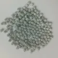 4-6mm Weisse Strass Ton Shamballa Perlen DIY Armband Schmuck Herstellung Zubehoer - 4mm / Weiß