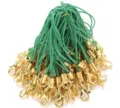 Green Phone Lanyard Strap with Gold Lobster Clasp DIY Jewelry Accessories Bulk Pack - Green