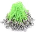 DIY jewelry accessories neon green phone lanyards with silver lobster clasps bulk pack. - Fluorescent Green