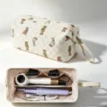 Bolsa de almacenamiento acolchada con oso para secador de pelo y rizador de gran capacidad - Con Divisores / Oso
