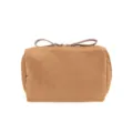 Portable mini brown cosmetic pouch for lipstick storage and small essentials in SKU view - 15*5*10cm / Khaki