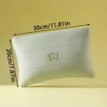 Salbeigrüne Neopren-Kosmetiktasche mit großem Fassungsvermögen und Maßen von 30x20 cm - S / Matcha-Grün