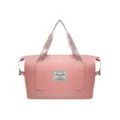 Grand sac de voyage en tissu Oxford rose pour rangement vêtements et déplacements - 41*21*40cm / Rose Princesse avec Poche