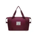 Sac de voyage premium en tissu Oxford bordeaux pour le rangement efficace des habits - 41*21*40cm / Fuchsia avec Poche