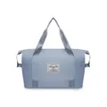 Durable light blue Oxford cloth travel bag for clothes storage and business trips - 41*21*40cm / Blue with Pocket