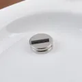 Zilveren dubbelzijdige magnetische broche-converter voor kleding - Zilver