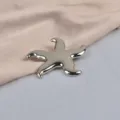 Elegant silver-tone starfish brooch pin accessory for stylish women and trendy fashion outfits. - Starfish / Silver