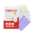 Bunte blumenförmige Hydrokolloid Pickelpatches in Box, Akne Pflege Hautpflege Werkzeug. - Blume