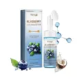 Hoygi blueberry cleanser foam 100ml gentle facial wash with massage brush for deep daily skincare - 100ml / Facial Cleanser