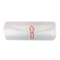 Weisse Plastikmuellbeutel Rolle, kompaktes Design fuer taeglichen Abfallbedarf. - 3 Rollen Müllsäcke (45 Stück)