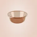 Bassin de lavage en plastique marron transparent petit bac de visage domestique pratique - S / Café