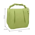 Sac Cosmétique Nuage Vert Trousse de Toilette Voyage Organisateur avec Fermeture Perle - Sans Pendentif / Vert Fruit