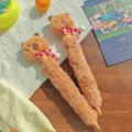 Cute giant plush bear ballpoint pen soft furry kawaii novelty school stationery gift - Teddy Bear / 0.5mm