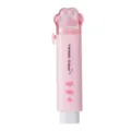 Roze kattenpoot push-pull penvormige gum, schattig schrijfwaren voor schoolbenodigdheden. - Roze Kattenpoot Intrekbare Gum / Roze