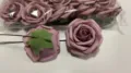 Malve PE Schaumstoff Rosenblüten Köpfe für DIY Handwerk, Hochzeitsbögen und Blumenarrangements. - Gefärbtes helles Bohnenrot Nr. 1