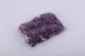 Teste di rose artificiali con glitter viola fiori artigianali confezionati in busta trasparente - Viola scuro