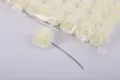 Weiße PE-Schaumstoff künstliche Rosen mit Stiel, Großhandel Hochzeitsstrauß Deko Blumen. - Milchweiß