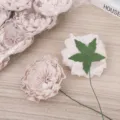 PE foam simulation peony flowers with stems artificial decorative flower heads for bouquets - Light Brown