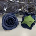 Dunkelblaue PE Schaumstoff Rosen Kunstblumen Köpfe für DIY Hochzeit Bogen Sträuße Dekor. - Gefärbtes Dunkelblau