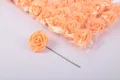 Orange PE Schaumstoff künstliche Rosen mit Stiel, Kunstblumen für Hochzeitsdeko Blumen. - Orange