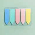 Morandi farbige Index-Registerkarten Seitenmarkierungen Pastell Haftnotizen fur Buro und Schule 100 Blatt - Spitzer Stil / Macaron-Farbe