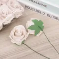 Belle testine di rose in schiuma PE per confezionamento di bouquet e scatole regalo. - marrone chiaro