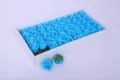 Wholesale blue 3-layer rose soap flower heads in box, perfect for gift and decoration. - Roses - Medium Blue