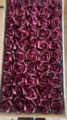 Bulk 45pcs artificial rose soap flower heads dark purple bouquet gift box DIY craft material - Rose - Wine Red