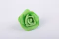 7cm PE Schaumstoff Rosenkoepfe Kuenstliche Gruene Blumen fuer Hochzeit Deko Basteln - Obstgrün