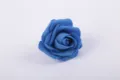 Blue 7cm PE Schaumstoff Rosenkoepfe Kuenstliche Blumen fuer DIY Hochzeit Party Dekor - Saphirblau