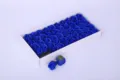 Blue 3-layer rose soap flower gift box, artificial rose flower heads for bath and home decor. - Rose Royal Blue