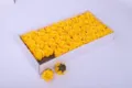 Artificial yellow soap rose heads in gift box, perfect for Valentine's Day and craft bouquets. - Rose - Orange Yellow