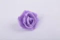 Kunststoff PE Schaum Rosenblüten, 7cm lila künstliche Blumen Köpfe für Hochzeit Deko Basteln. - Lila